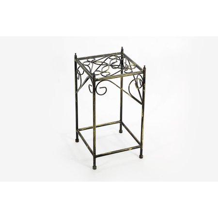 GREENGRASS 2067 in Lattice Square Cast Iron Plan Stand Medium GR1838368